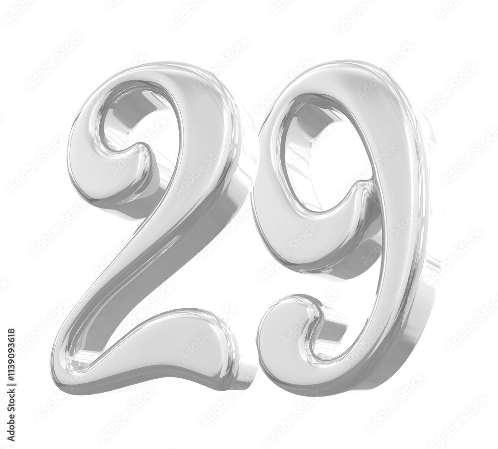 Silver Number 29 Silver Number 29