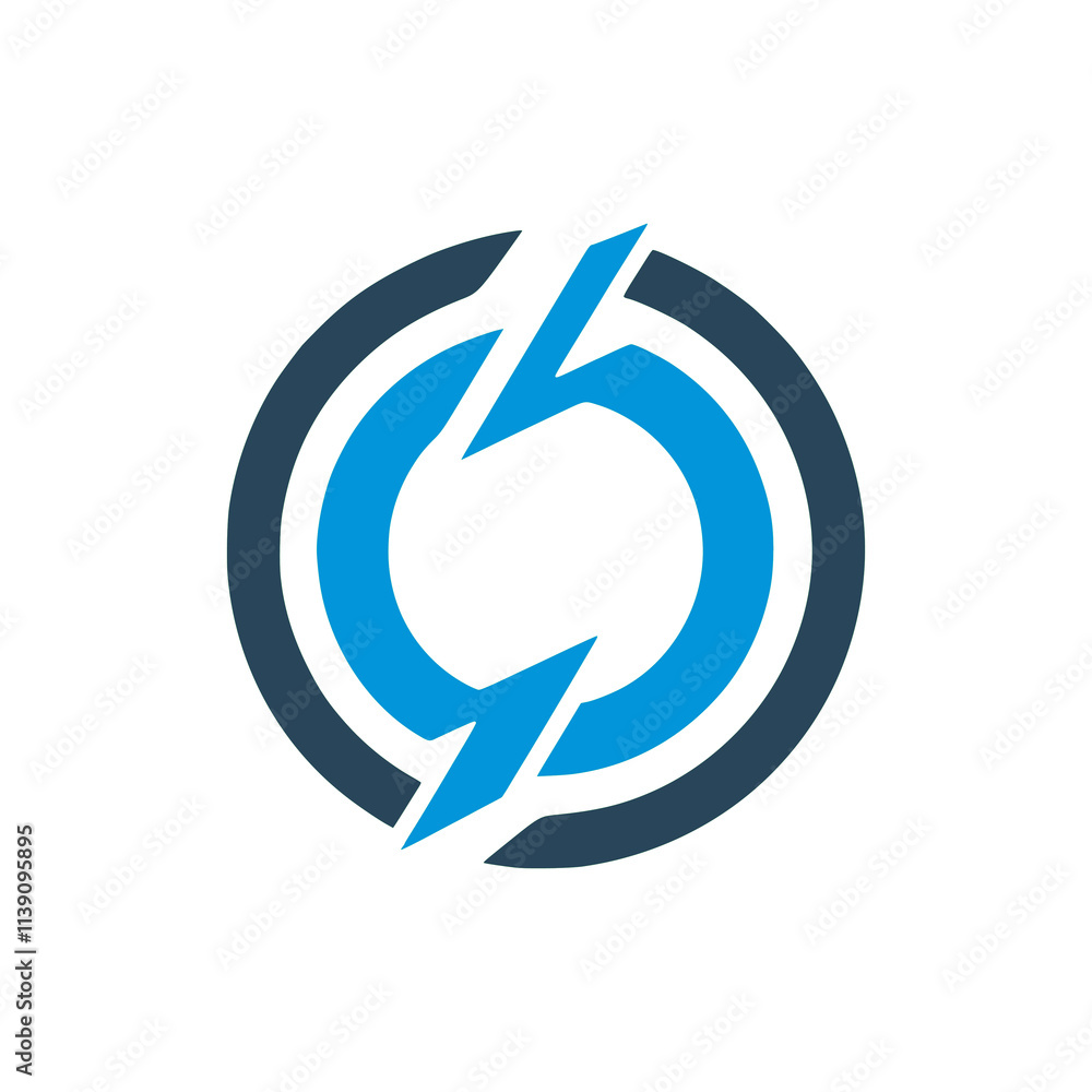 letter O with arrow company logo vector illustration template design letter O with arrow company logo vector illustration template design