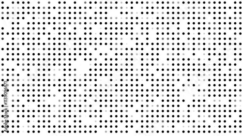 Abstract grayscale dot pattern background texture