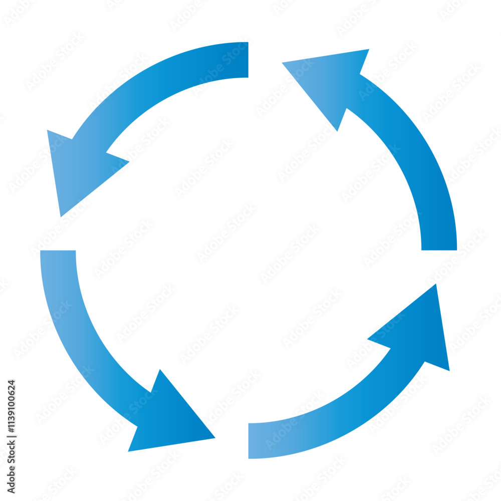 Business Blue Gradient Cycle Diagram Arrow Clipart Business Blue Gradient Cycle Diagram Arrow Clipart