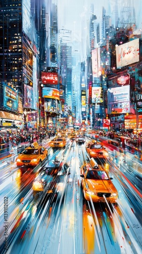 Times Square, New York City Impression