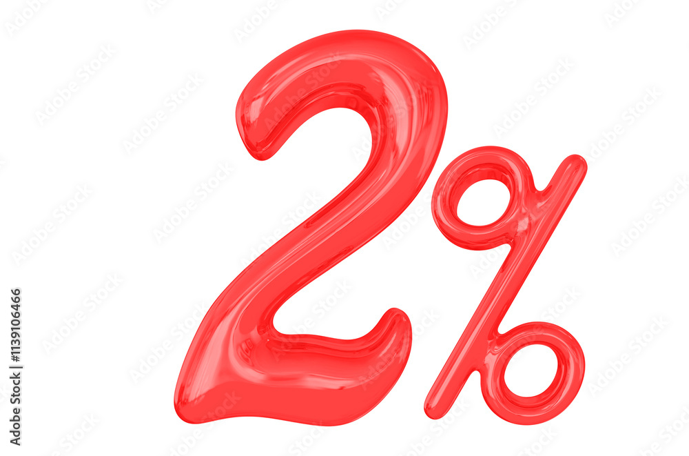 2 Percent Red offer in 3d 2 Percent Red offer in 3d