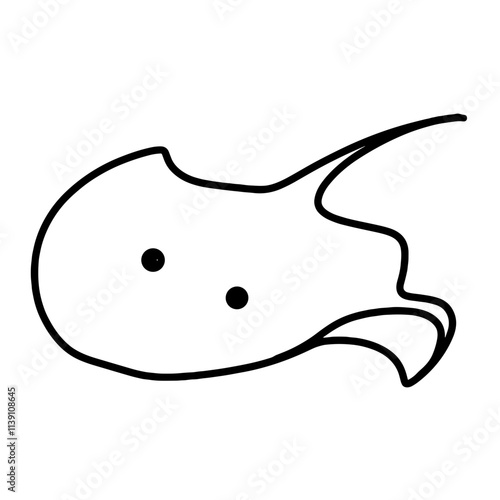 Stringray icon illustration photo