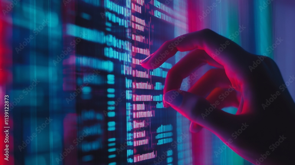 A close-up of a person's hand typing on a search bar, with the cursor active, highlighting the moment of interaction with digital information. The screen background is slightly out of focus to emphasi A close-up of a person's hand typing on a search bar, with the cursor active, highlighting the moment of interaction with digital information. The screen background is slightly out of focus to emphasi