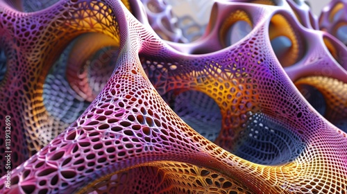 A captivating and visually striking fractal abstract design featuring a mesmerizing array of vibrant psychedelic patterns fluid organic shapes and a dynamic