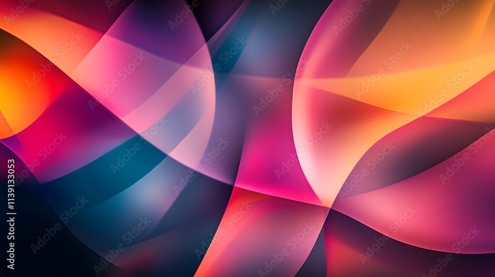 Abstract Colorful Swirls And Gradient Shapes Design Abstract Colorful Swirls And Gradient Shapes Design