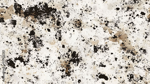 Abstract Black Brown and White Spattered Texture