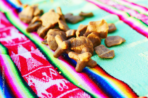 Quispina - typical aymara meal made of quinua flour.