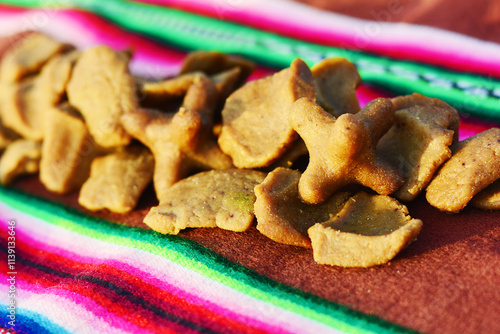 Quispina - typical aymara meal made of quinua flour.