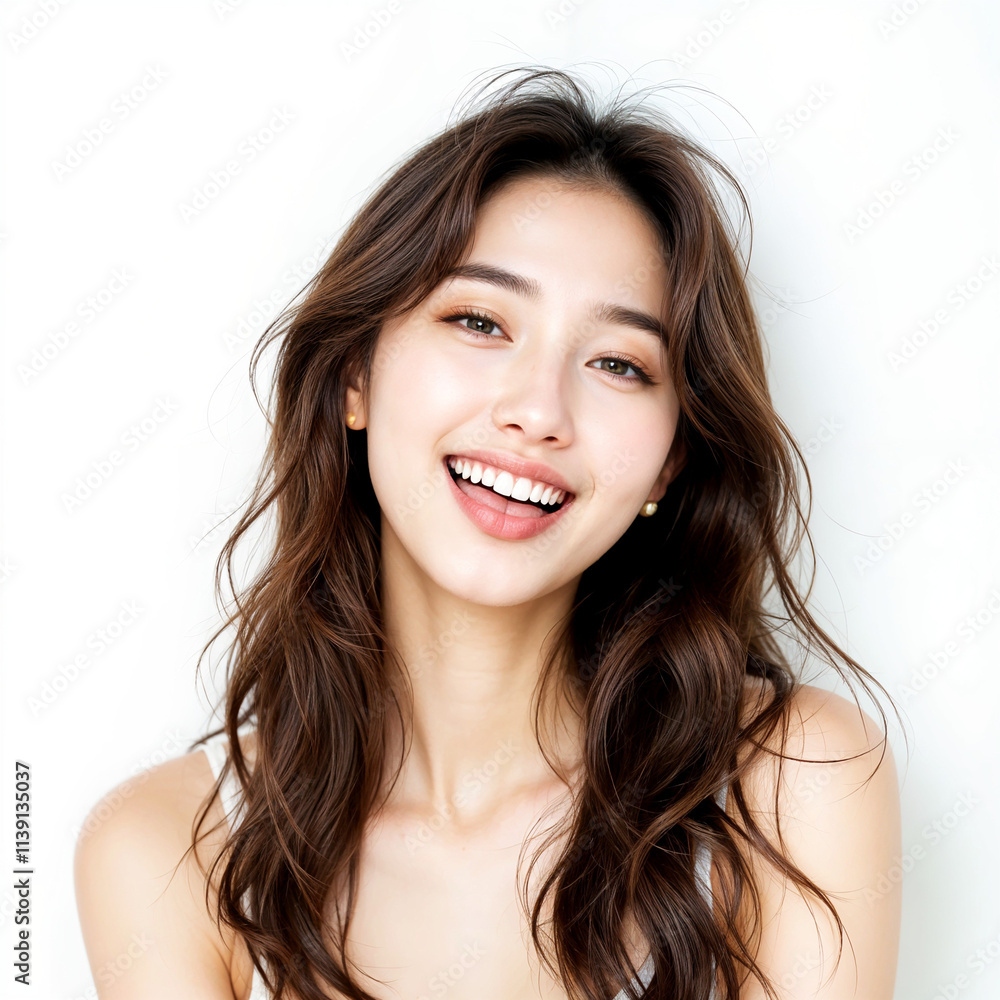 미소짓는 미녀 미소짓는 미녀