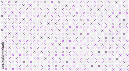 Background pattern design with multiplication geometric sign | Multi colour seamless pattern with vector shape | Multi uses pattern design with carmine colour