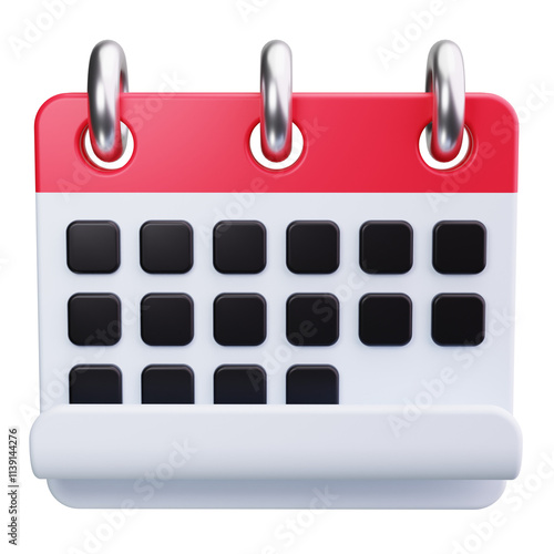 reminder 3d render icons