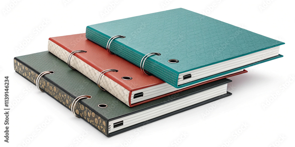 Another Binders Full Body Isolate on Background Another Binders Full Body Isolate on Background