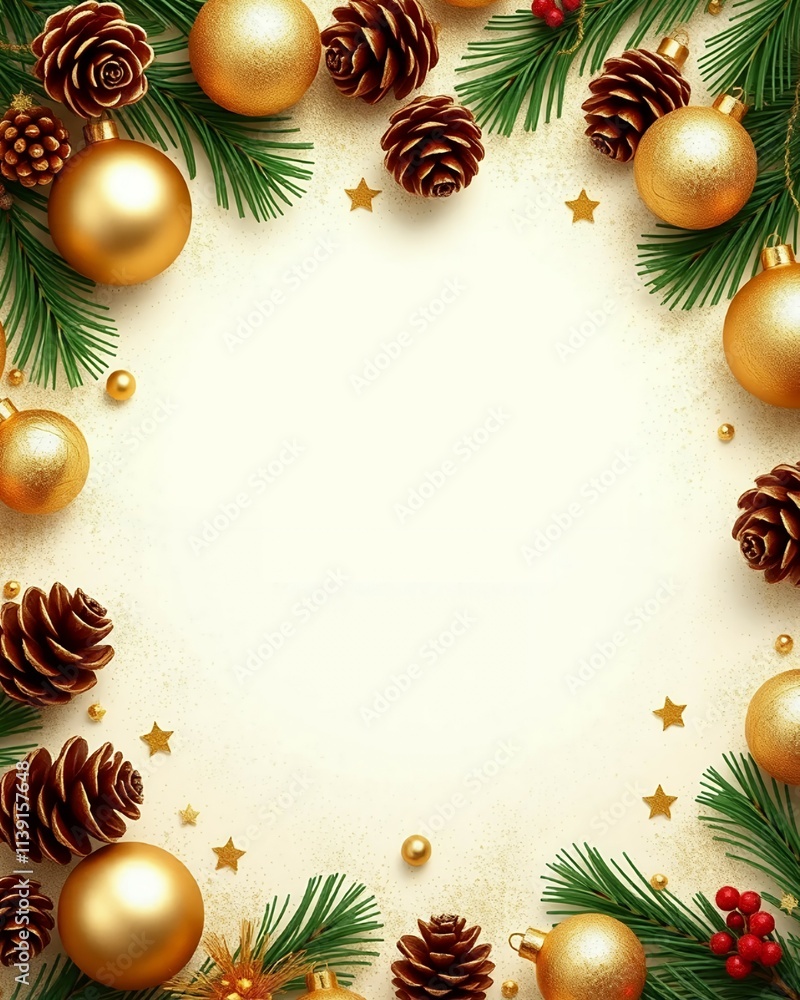 christmas background with fir branches and decorations christmas background with fir branches and decorations