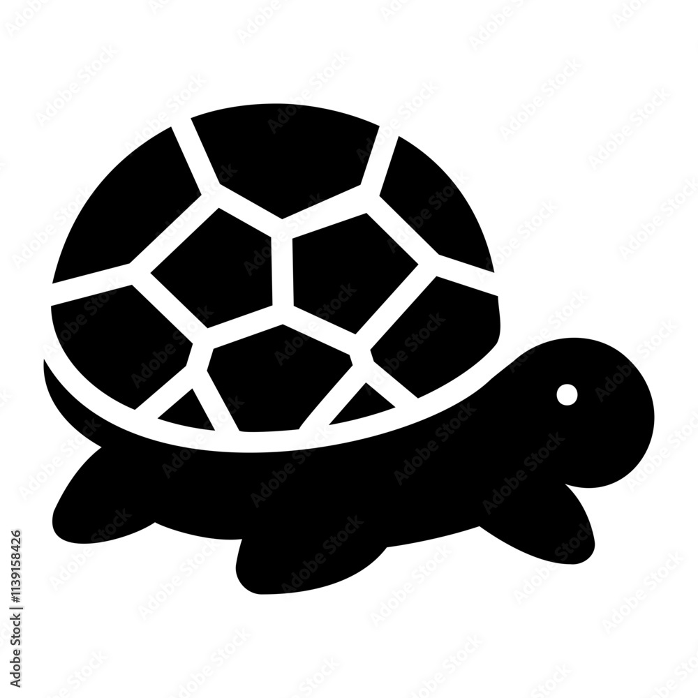 Obraz premium turtle Solid icon