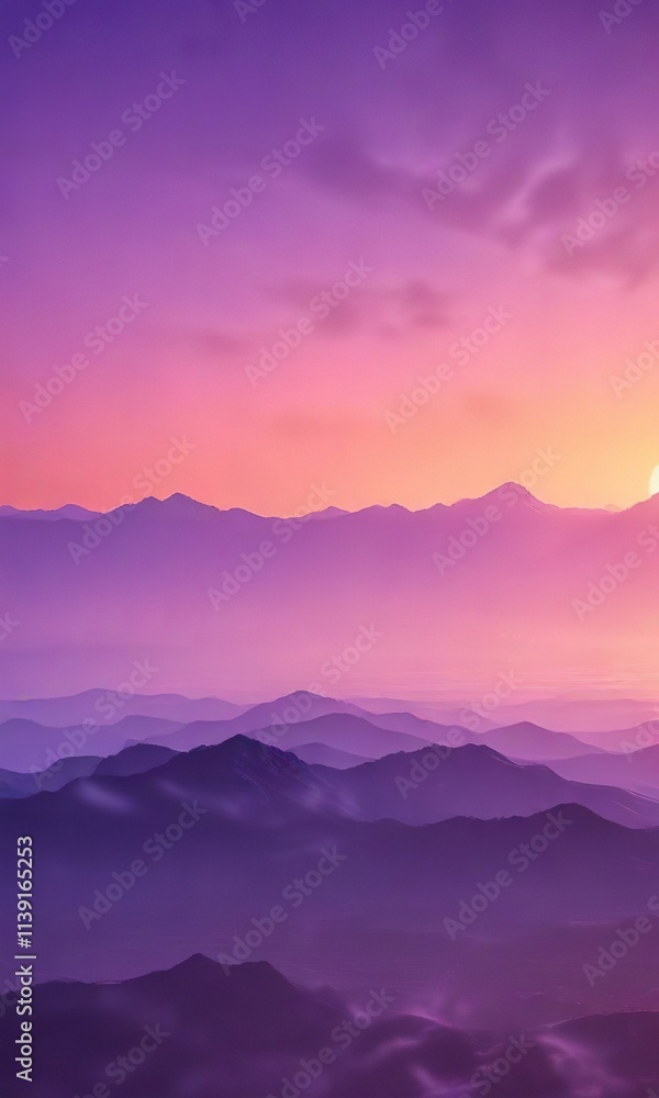 Ombre background with peach purple gradient at sunset, peach, soft Ombre background with peach purple gradient at sunset, peach, soft