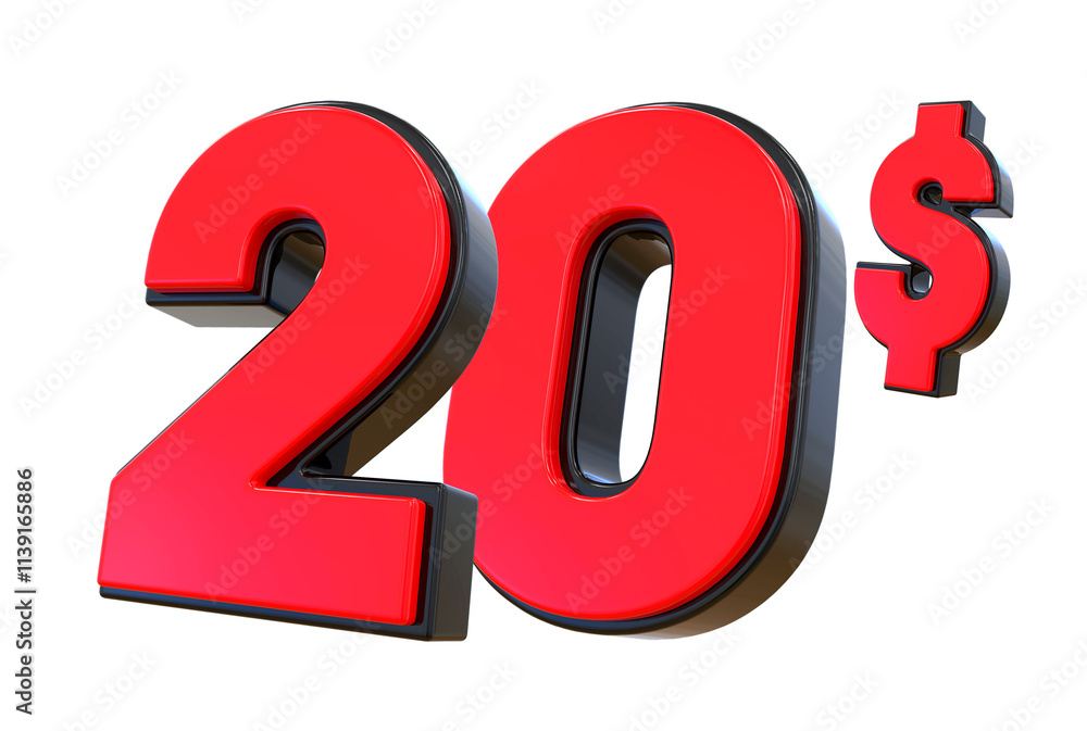 20 Dollar Red 20 Dollar Red