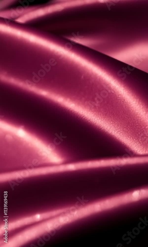 Burgundy Silk Fabric with Glitter Texture: A Luxurious Close-Up