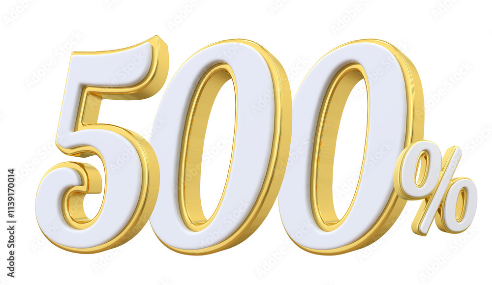 500 Percent Gold offer in 3d 500 Percent Gold offer in 3d