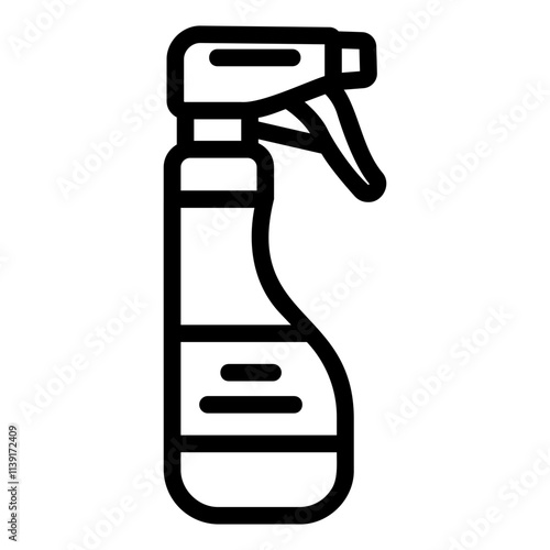 spray bootle Line Icon