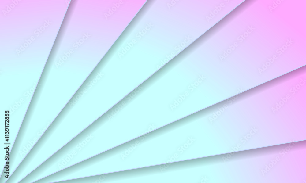 Obraz premium Soft pastel gradient background with blue and pink shades arranged radially, evoking a modern and elegant design aesthetic suitable for various creative projects.