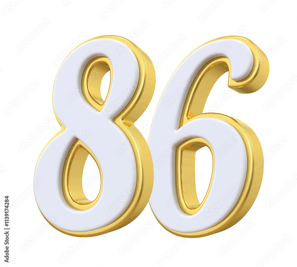 Gold Number 86 Gold Number 86