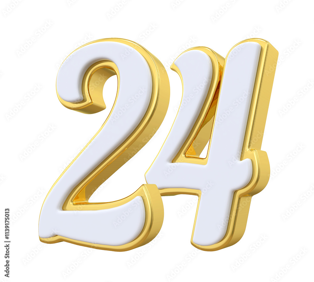 Gold Number 24 Gold Number 24