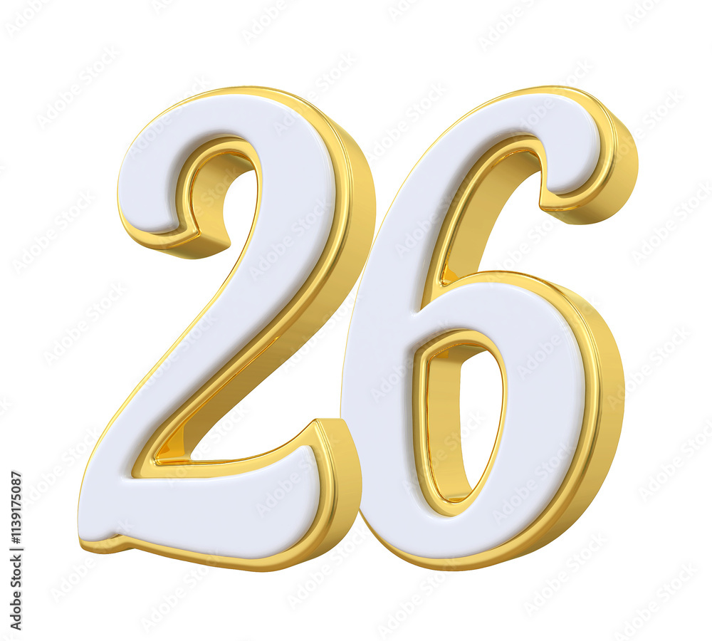 Gold Number 26 Gold Number 26