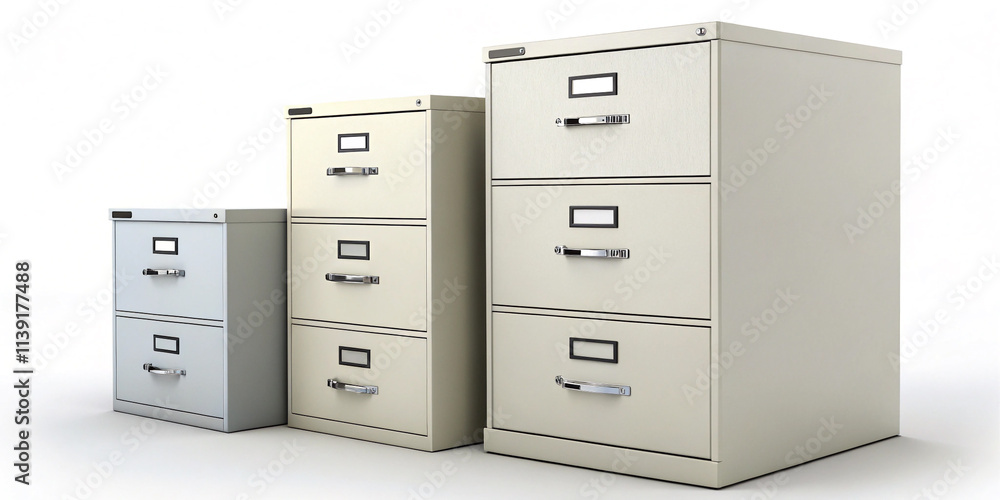 Isolated Office Filing Cabinets Isolated Office Filing Cabinets