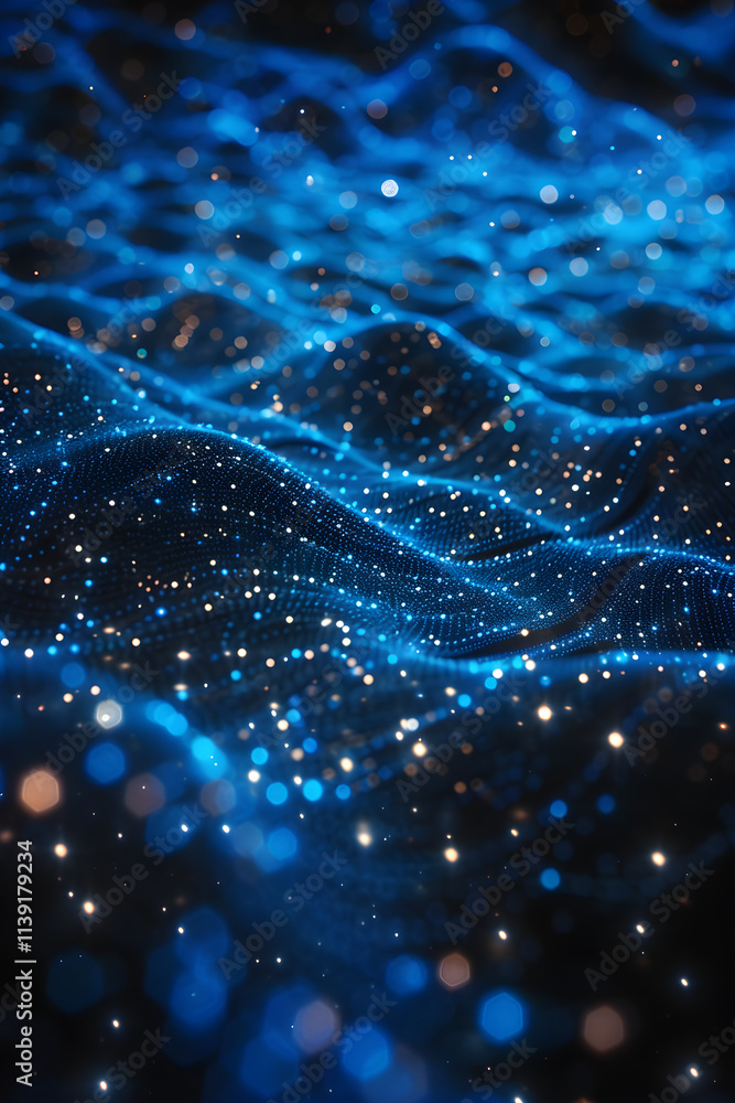 Infinite Network of Billions of Data Points in a Cosmic Blue Digital Universe Infinite Network of Billions of Data Points in a Cosmic Blue Digital Universe