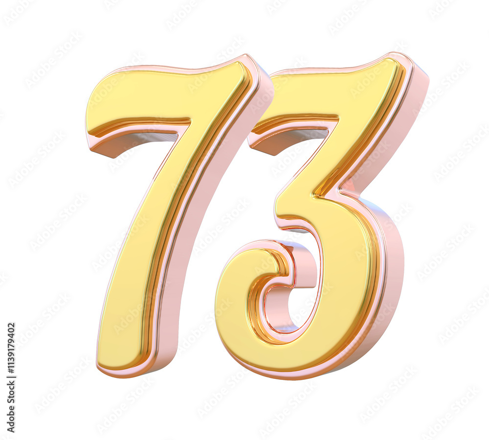 Gold Number 73 Gold Number 73