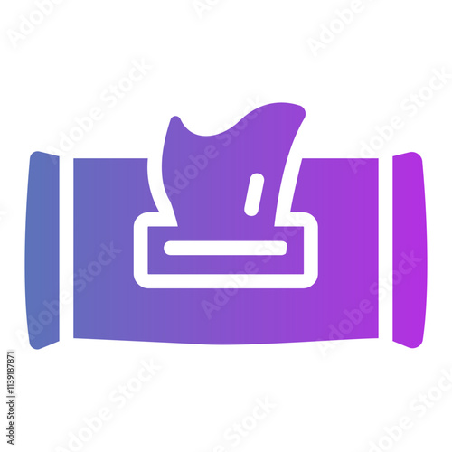 wet wipes Gradient icon