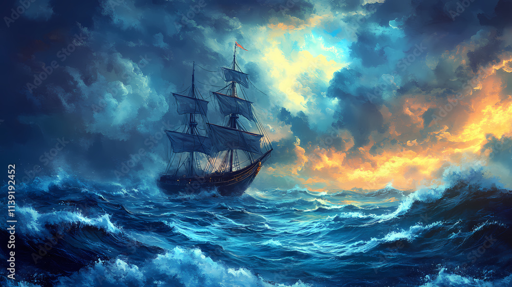 Fototapeta premium Background images. Fathomless. Illustration