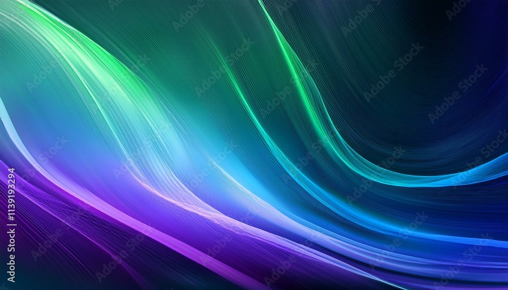 Naklejka premium Abstract Swirling Vibrant Hues