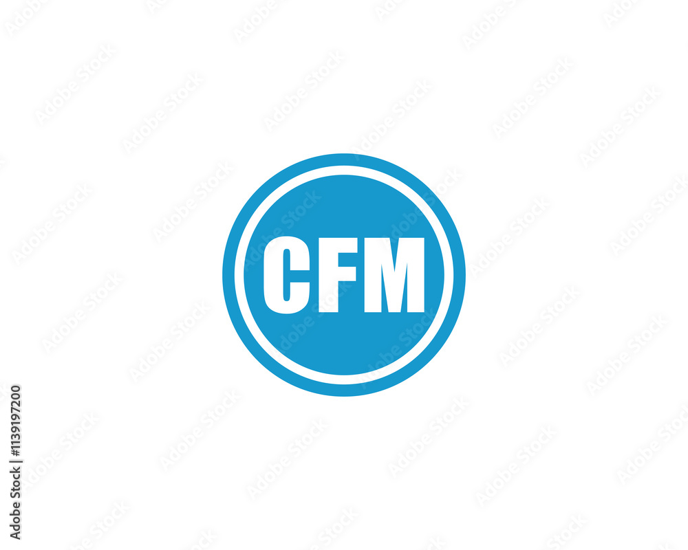 CFM logo design vector template. CFM CFM logo design vector template. CFM