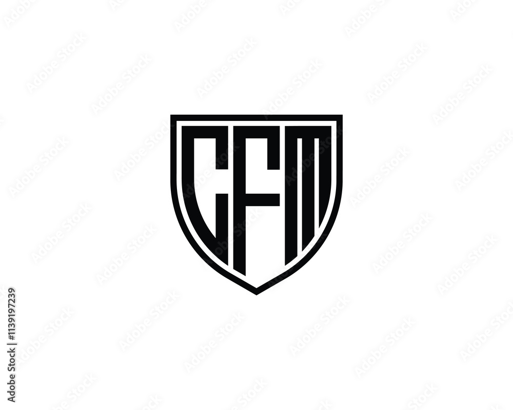 CFM logo design vector template. CFM CFM logo design vector template. CFM