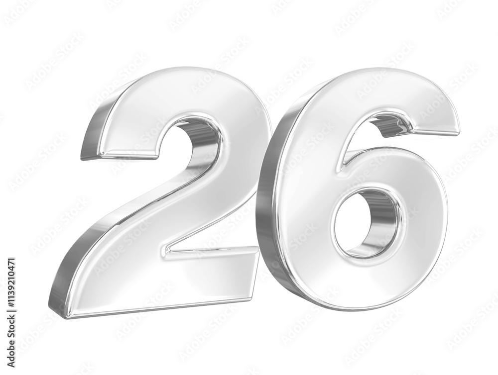 Silver Number 26 Silver Number 26