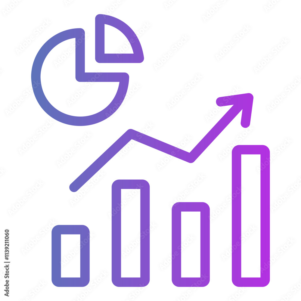 market share Gradient icon market share Gradient icon