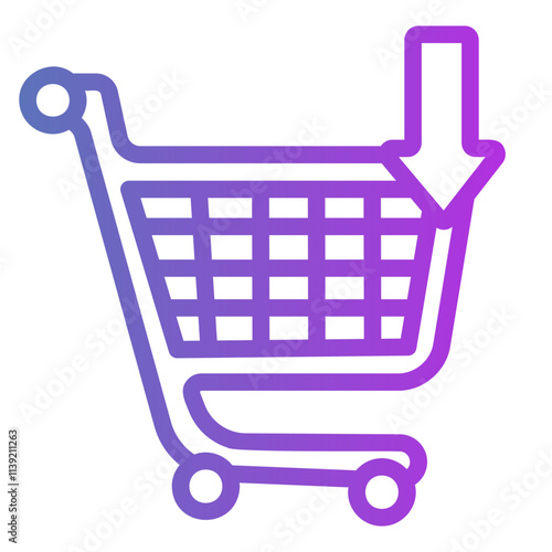 shopping Gradient icon