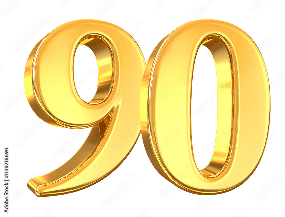 Gold Number 90 Gold Number 90