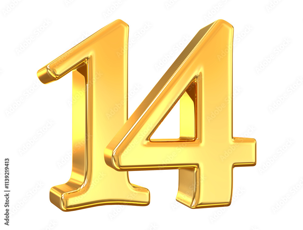 Gold Number 14