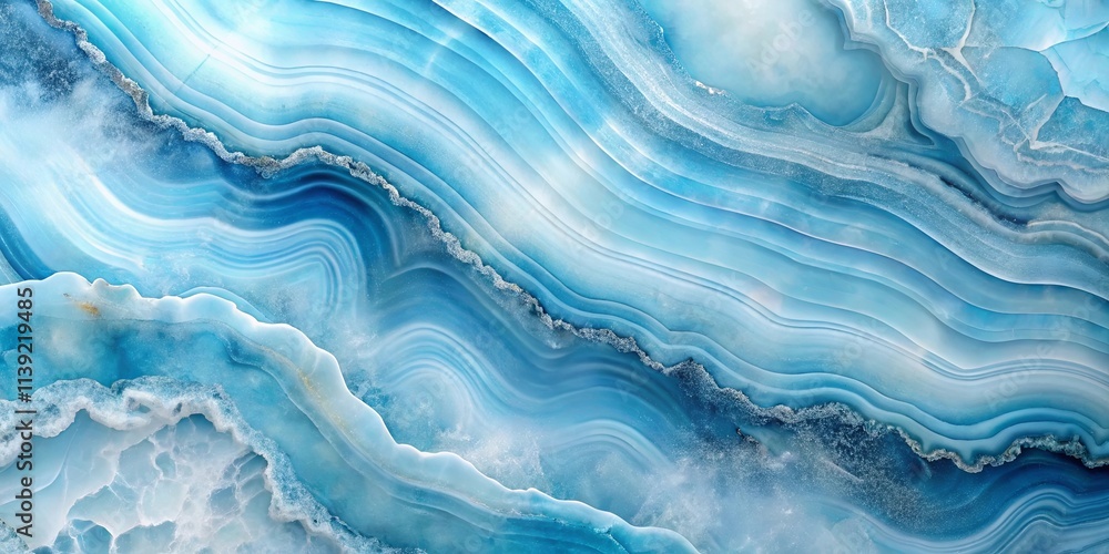 Serene Blue Agate Stone Texture Swirling Layers of Light and Dark Hues Serene Blue Agate Stone Texture Swirling Layers of Light and Dark Hues