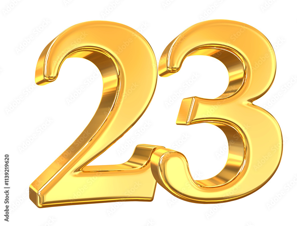 Gold Number 23 Gold Number 23