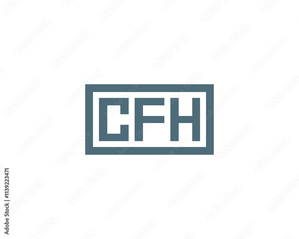 CFH logo design vector template. CFH CFH logo design vector template. CFH
