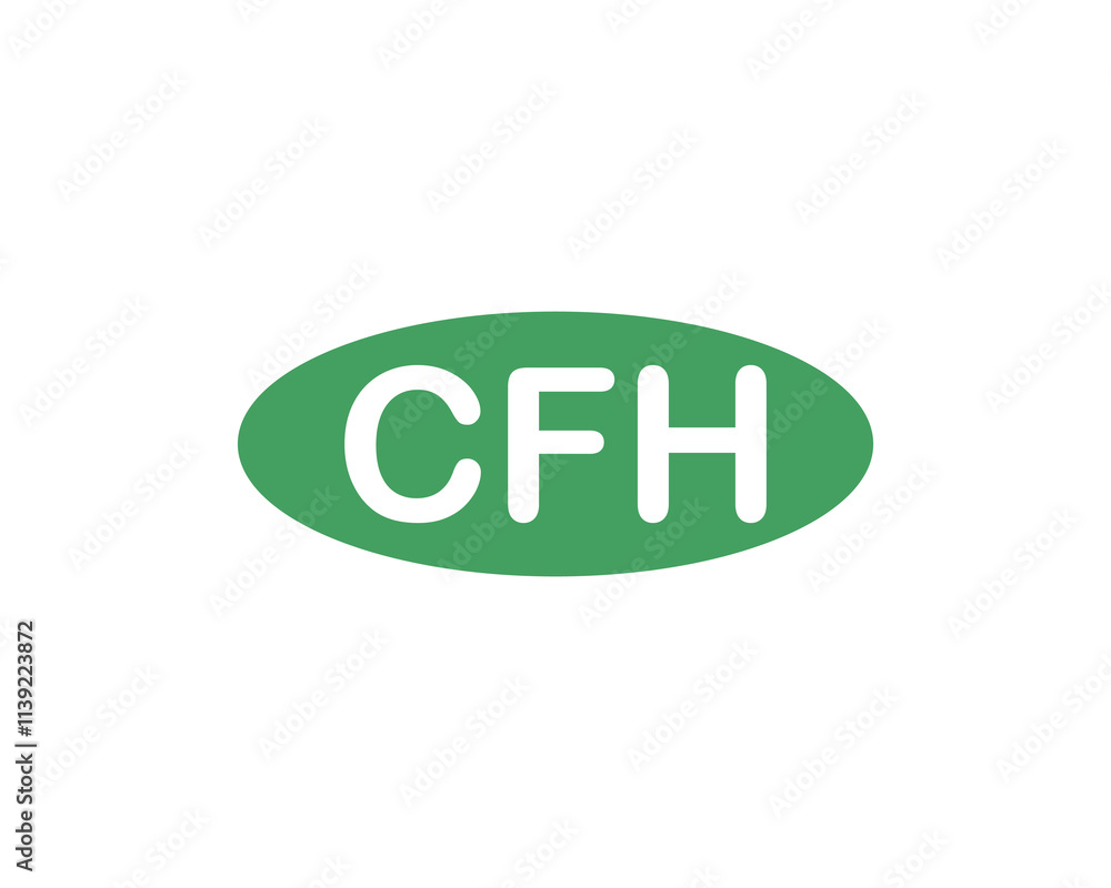 CFH logo design vector template. CFH CFH logo design vector template. CFH