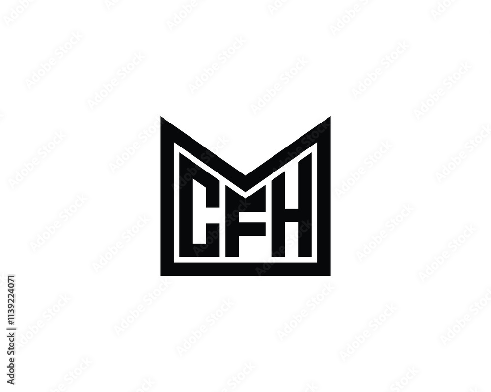 CFH logo design vector template. CFH CFH logo design vector template. CFH