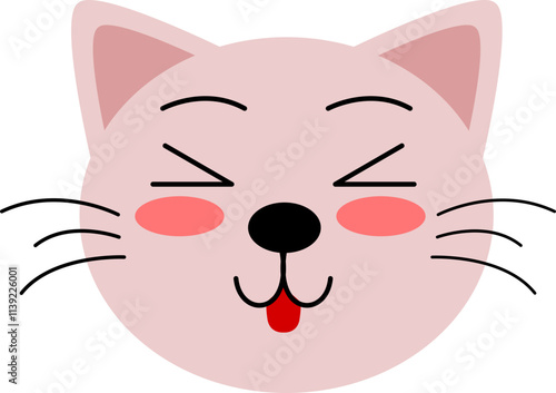 Cute Cartoon Cat Illustration
