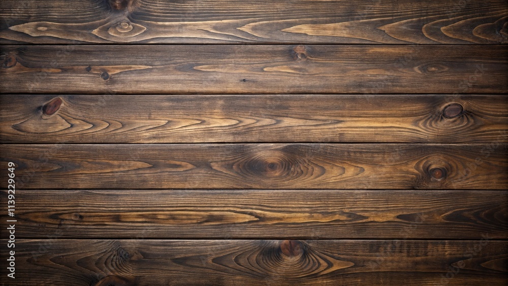 Naklejka premium Dark Brown Wooden Planks Background Texture for Design Projects