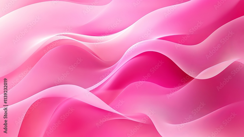 Fototapeta premium Delicate pastel pink abstract geometric background with subtle gradient tones and soft flowing shapes, ideal for modern banners, web headers, and minimalist branding templates