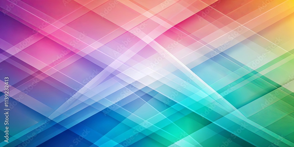 Abstract Colorful Geometric Pattern with Intersecting Lines and Gradient Hues Abstract Colorful Geometric Pattern with Intersecting Lines and Gradient Hues